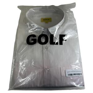 NWT Golf Wang Tyler The Creator Men's Gradient Pinstripe Button Up Shirt Large